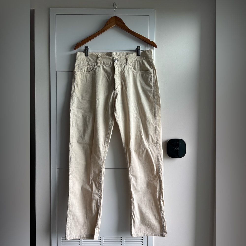 CANALI Cream 5-Pocket Chinos (US32x28)